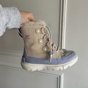 Sorel Kids' Explorer Waterproof Lace-Up Waterproof Boots Size 12